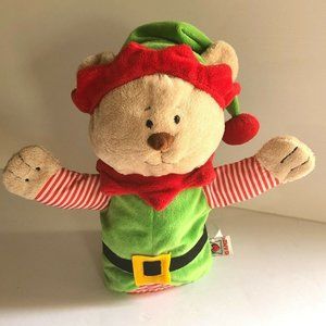 Ganz Playtime Hand Puppet Plush Toy Santa's Helper